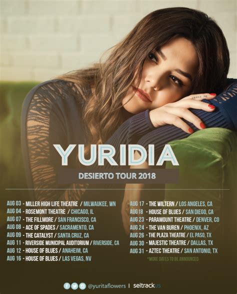 Yuridia Tour 2023 Usa